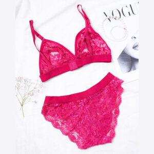Mesh Bra & Brief Set